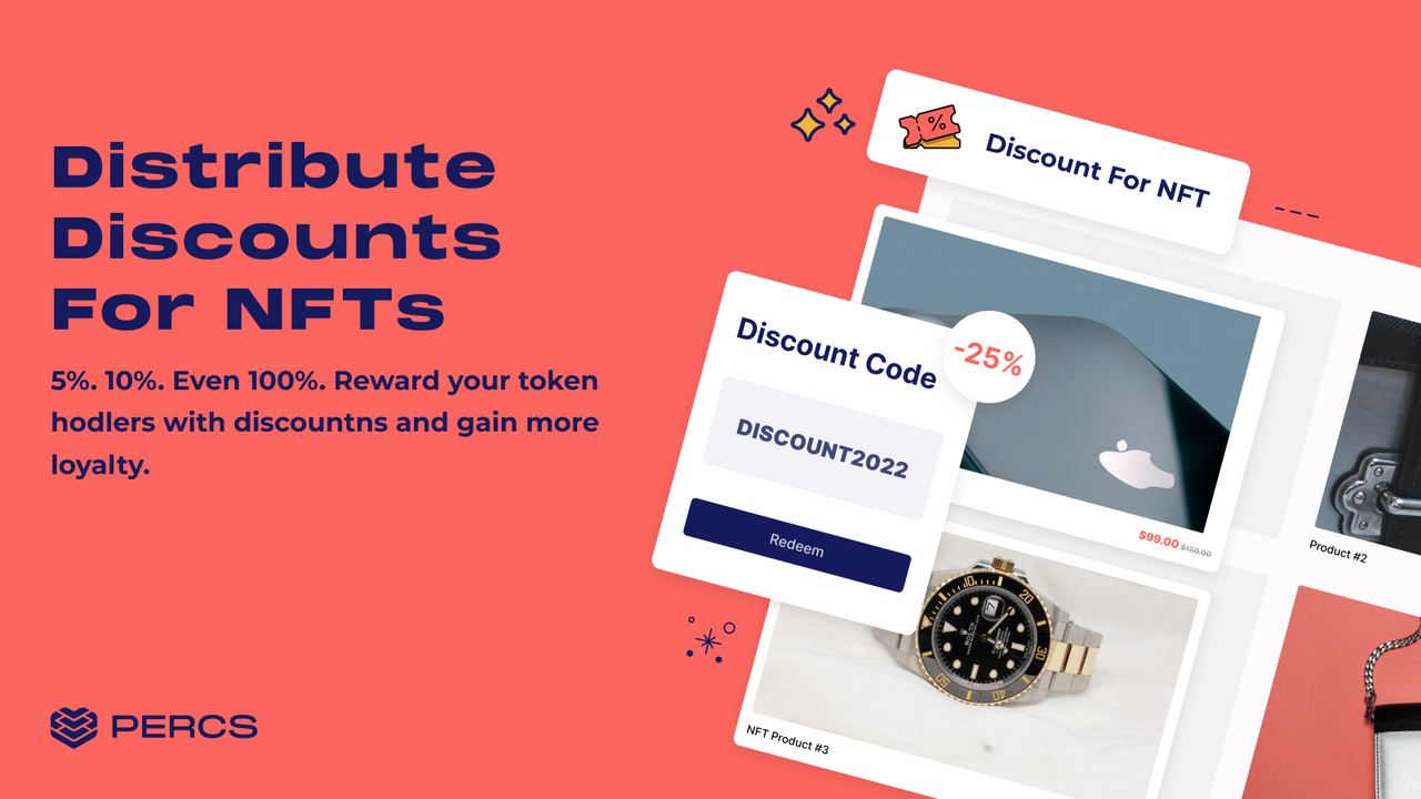 Distribute discounts for NFTs