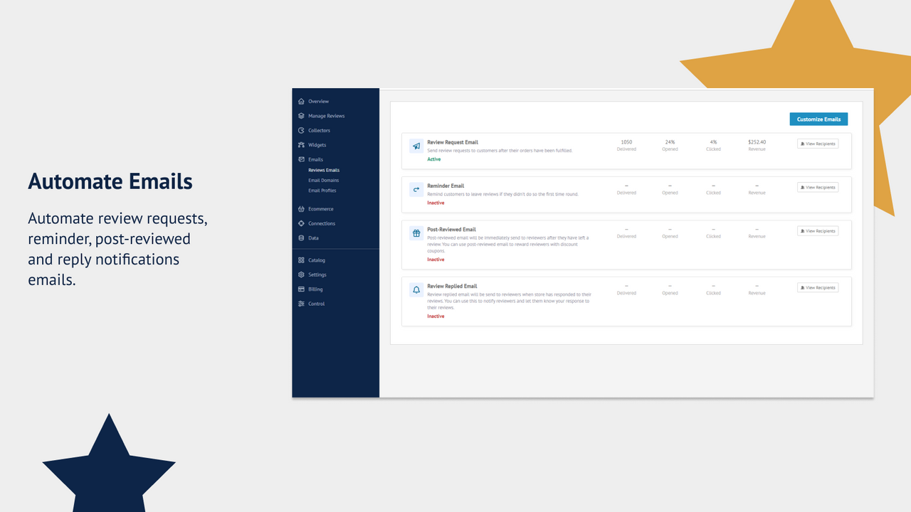 Automate Reviews Emails