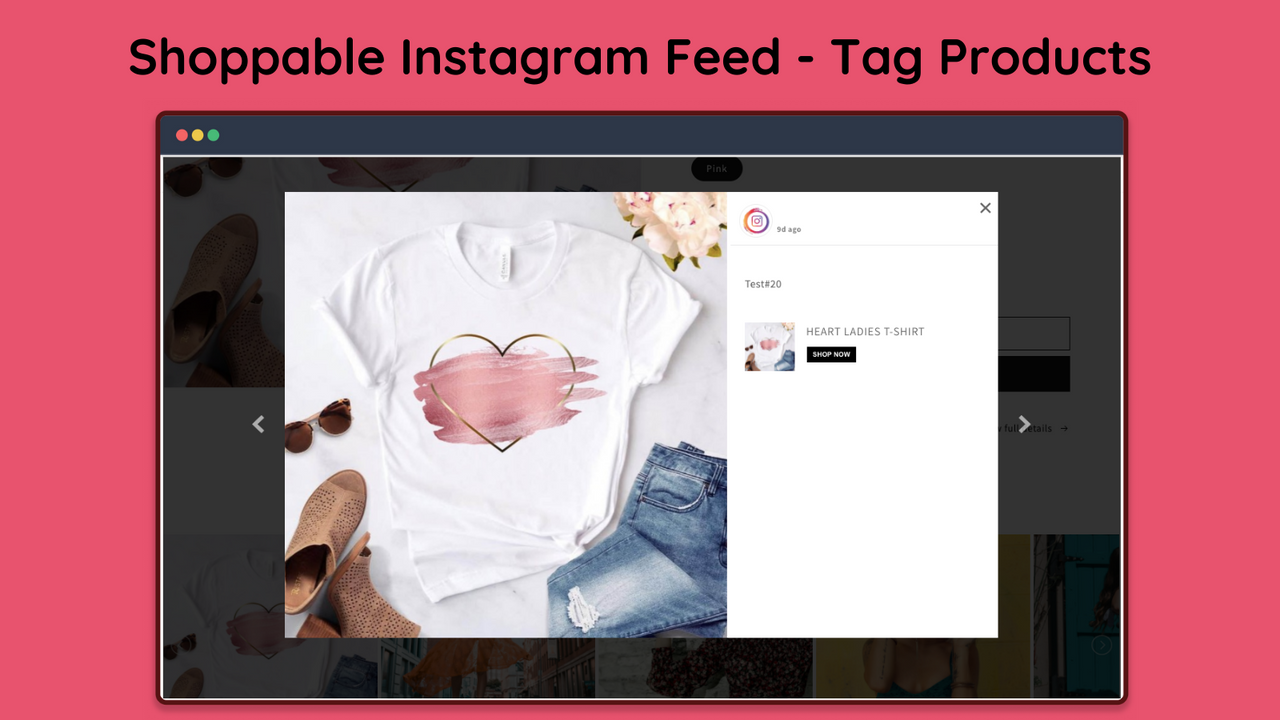 Shoppable Instagram feed