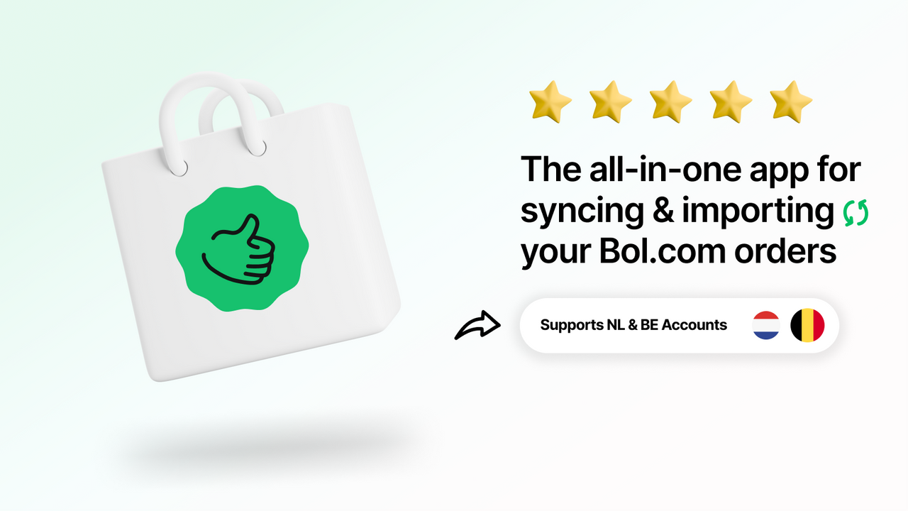 The all in one app for syncing your Bol.com orders