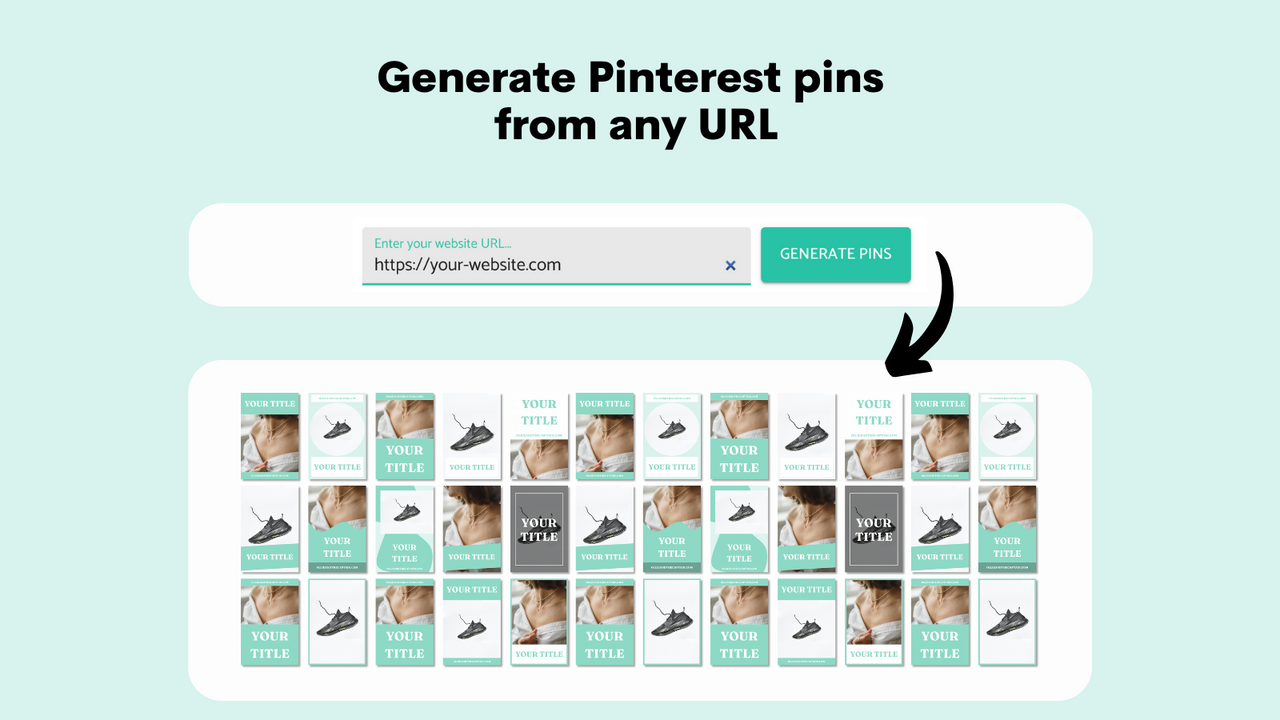 Generate pins from any URL