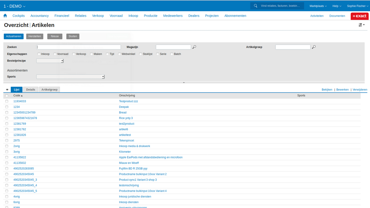 webwinkelfacturen exactonline 3