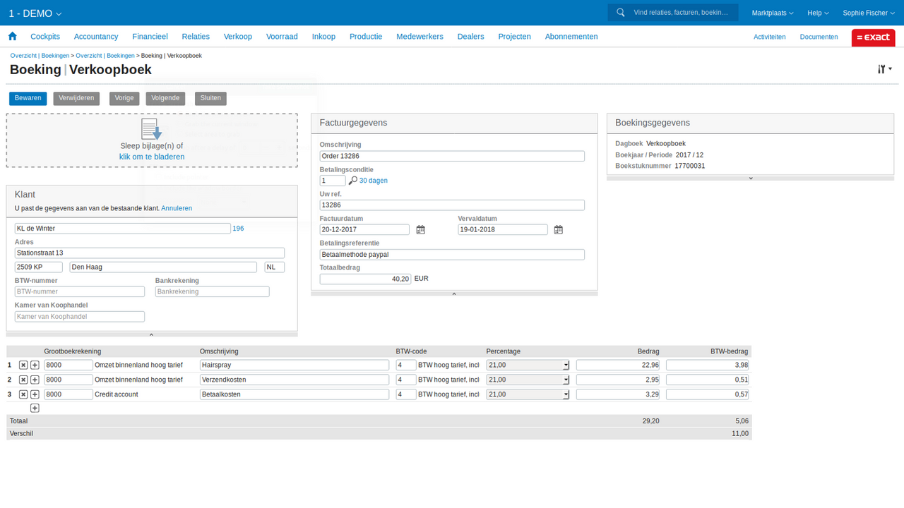 webwinkelfacturen exactonline 2