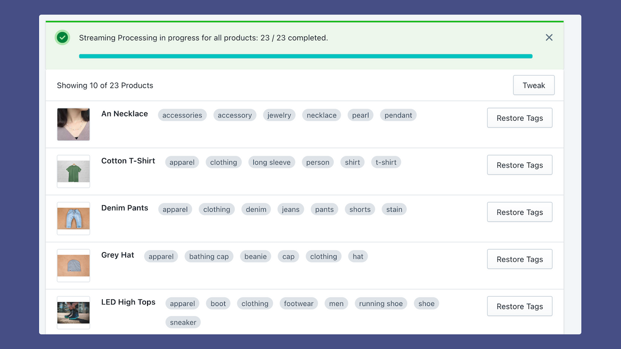 One-click Stream Processing