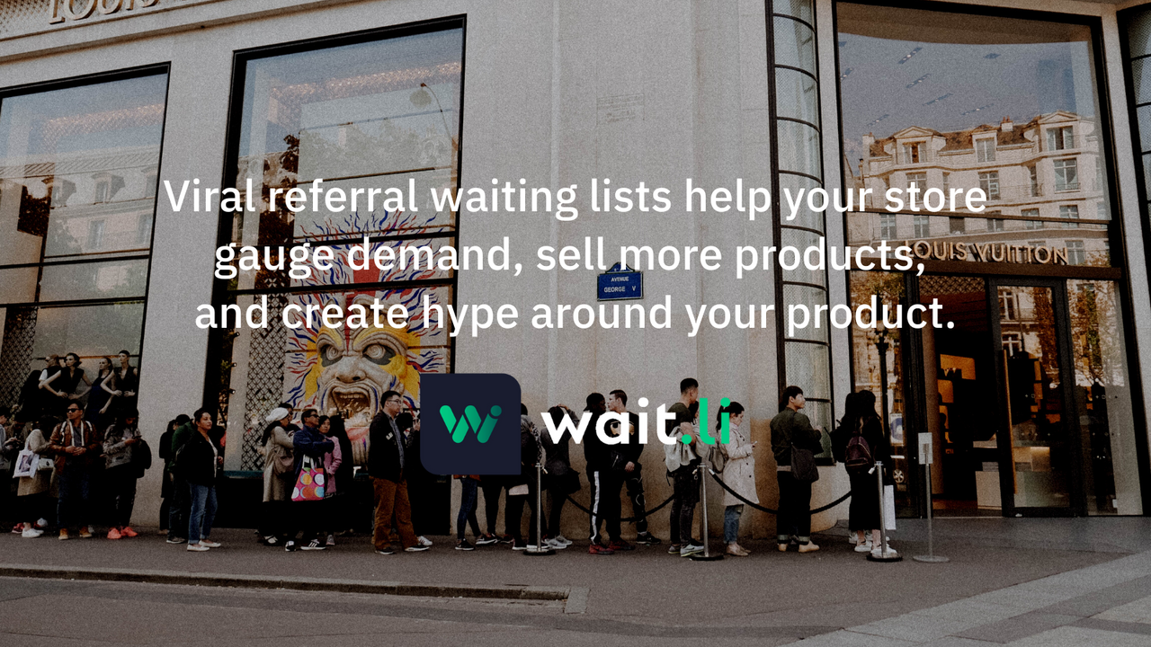 Wait.li ‑ Viral Waiting Lists