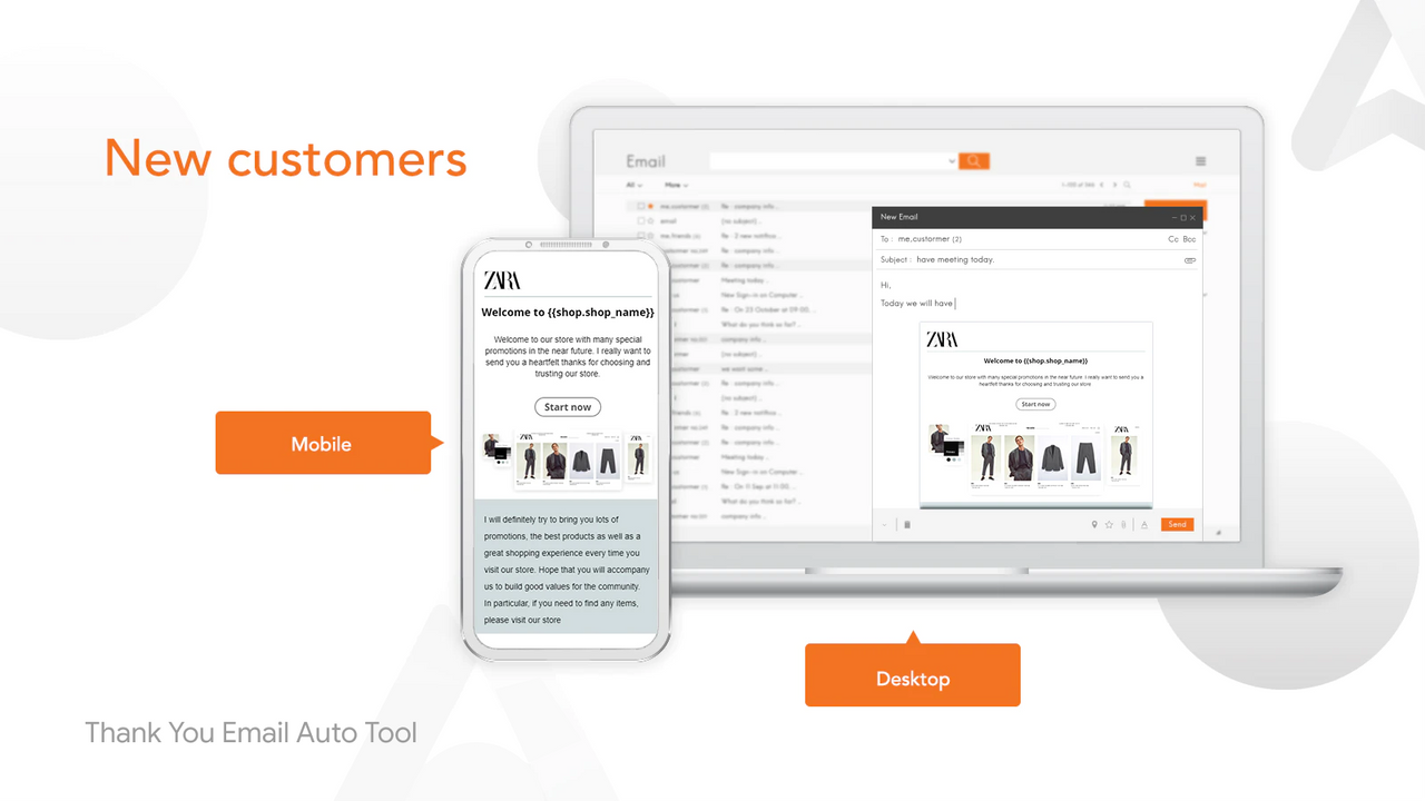 Thank You Email Auto Tool New Customers