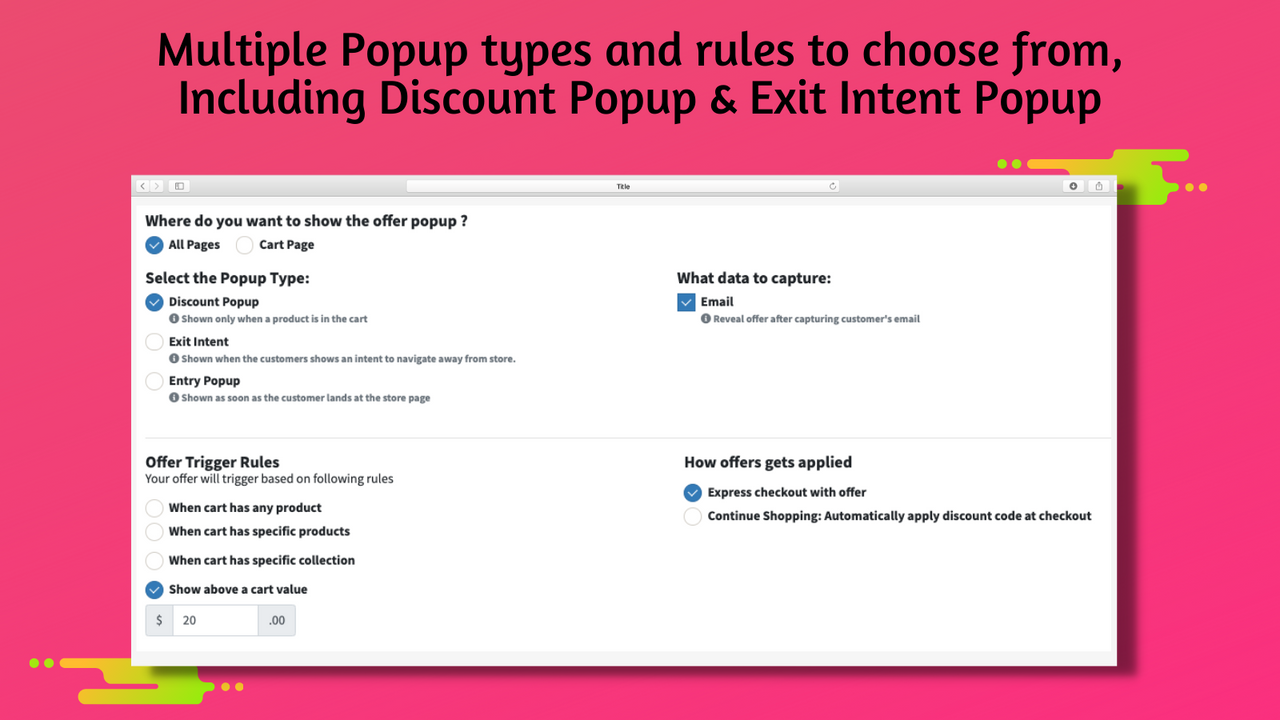 Discount popup for Shopify