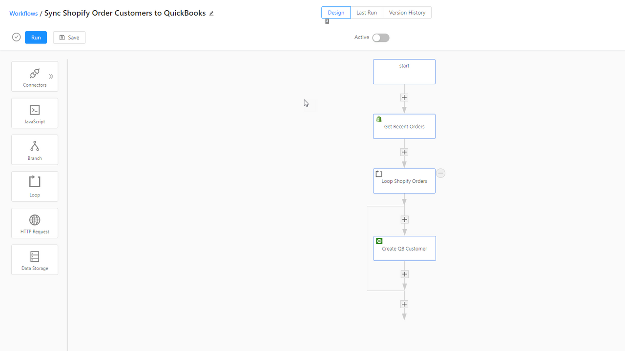 Create workflows with the connector