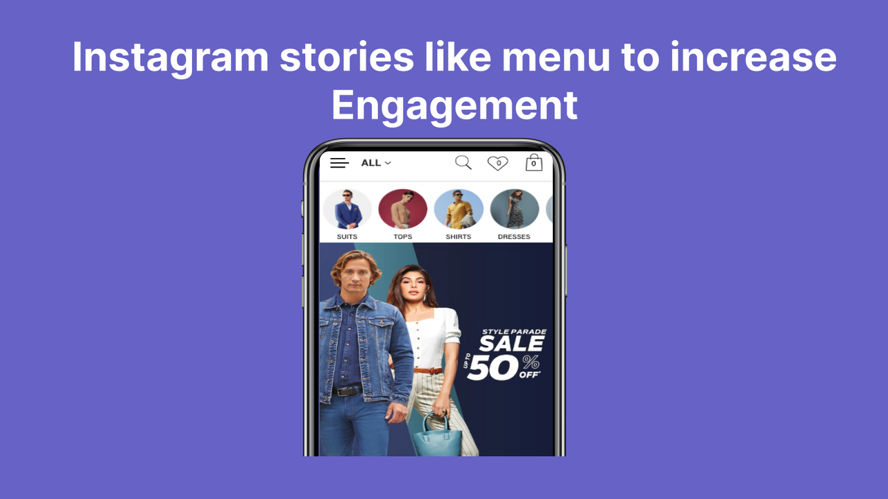 Instagram Stories Menu