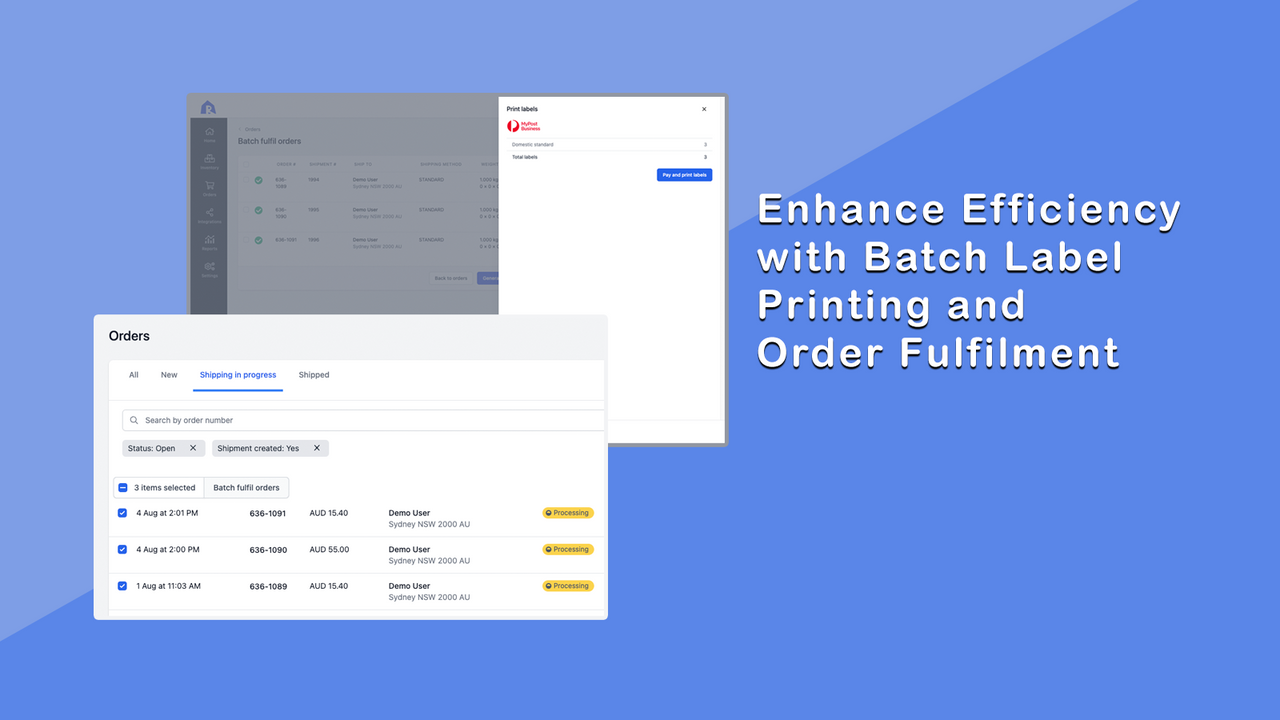 Enhance Efficiency with Batch Label Printing and Order Fulfil