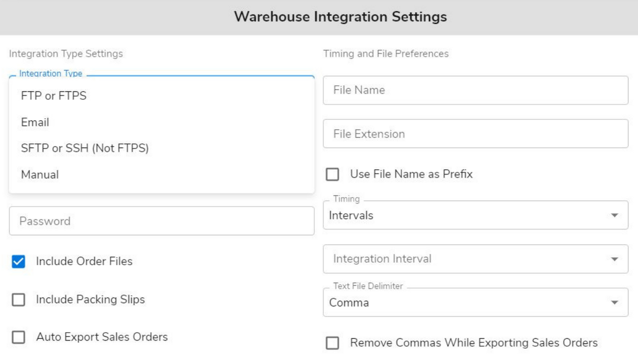 Communicate with dropship suppliers via FTP/SFTP or HTTP.