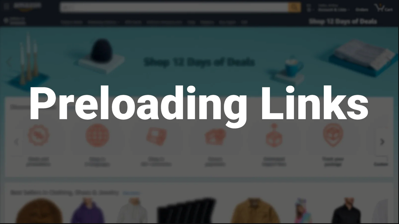 Preloading Links