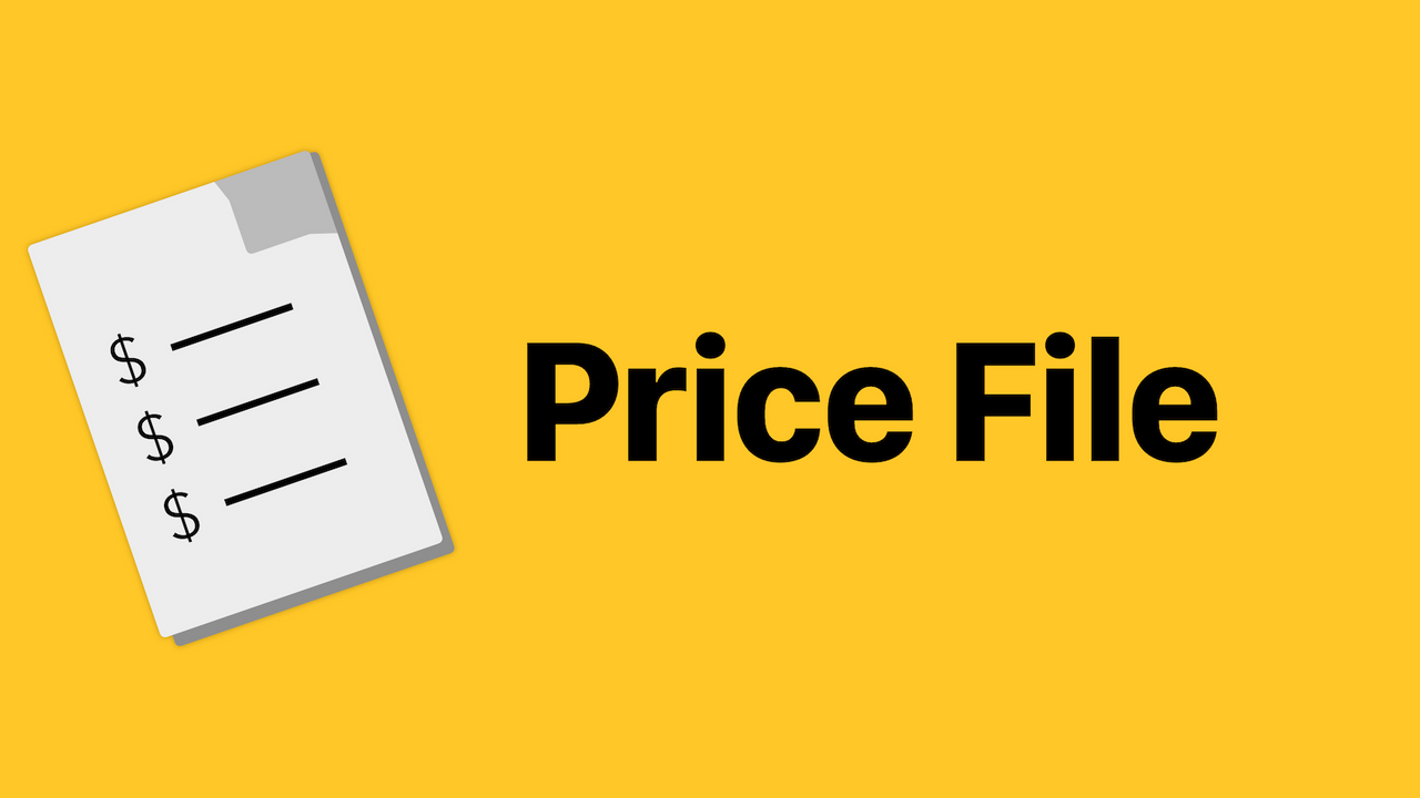 Price File for price comparison websites