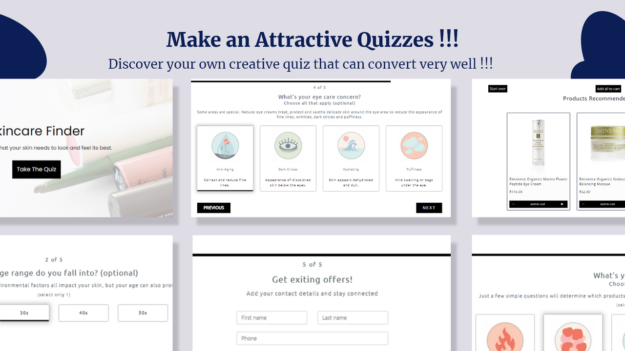 Quizify - Shopify Product recommendation Quiz Builder