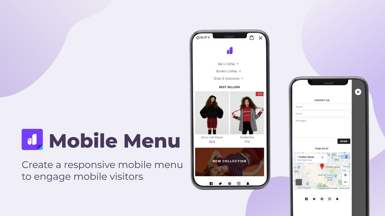 Create a responsive mobile menu to engage mobile visitors