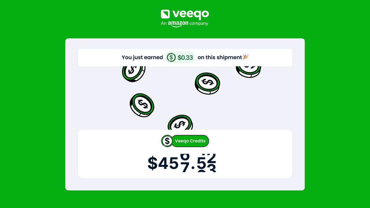 Get credit back with Veeqo Credits (US)