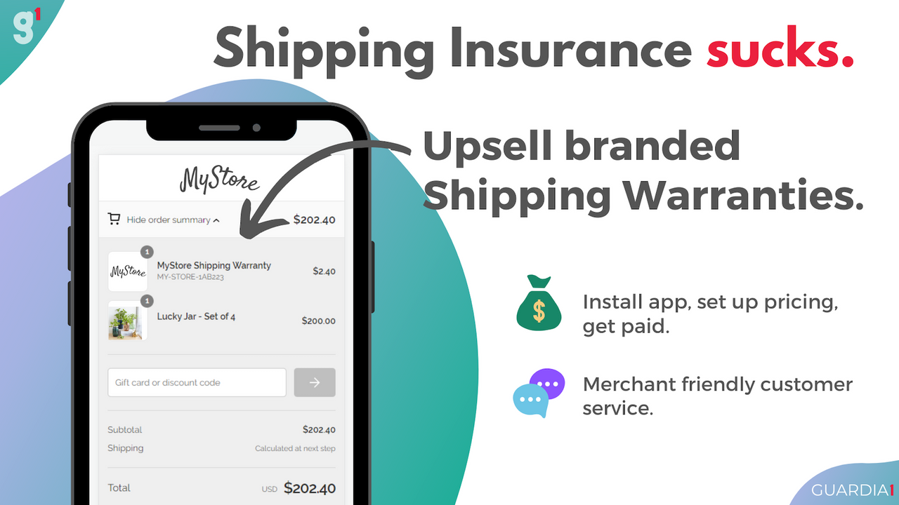 Shipping Warranty Upsells ‑ G1