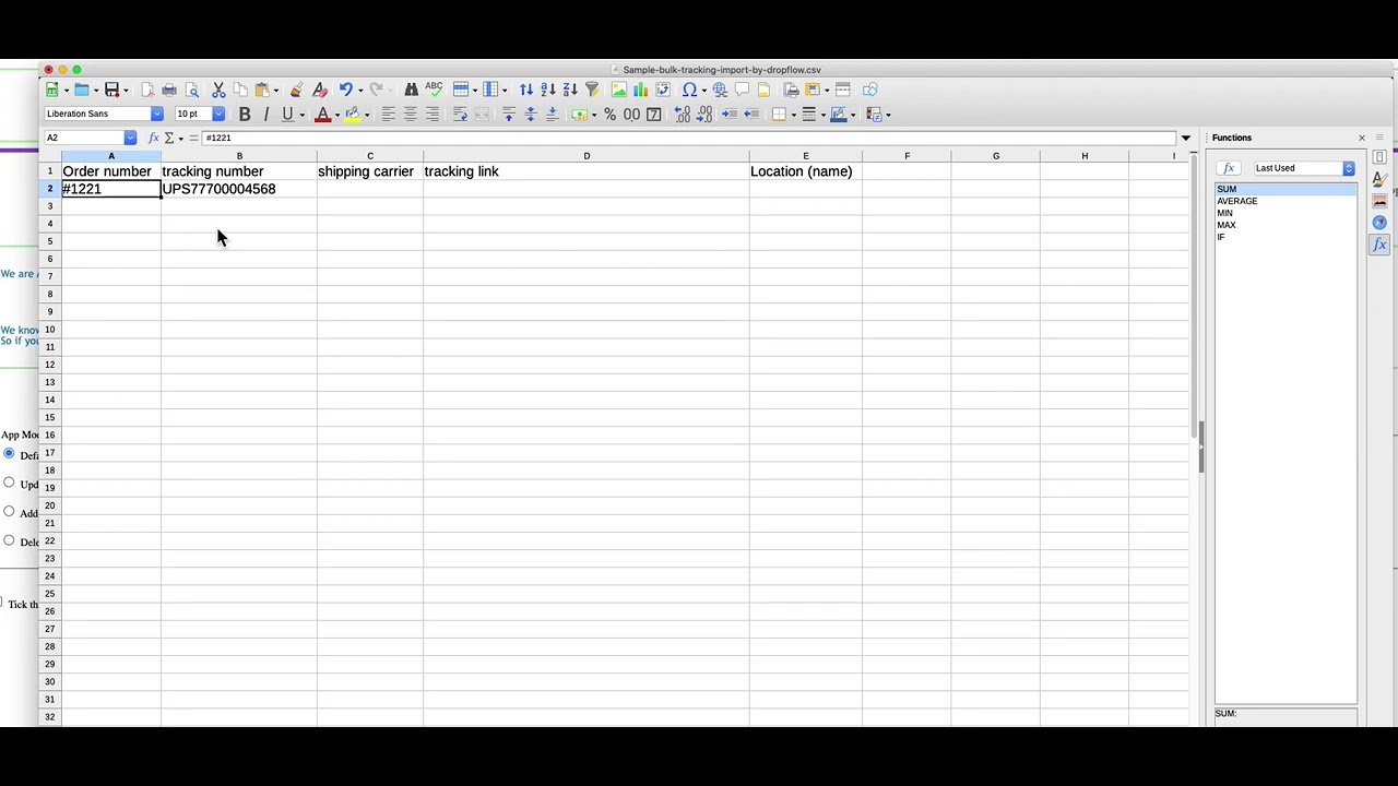 Import all your tracking at once from an Excel sheet with just one click. Say goodbye to manual data entry!