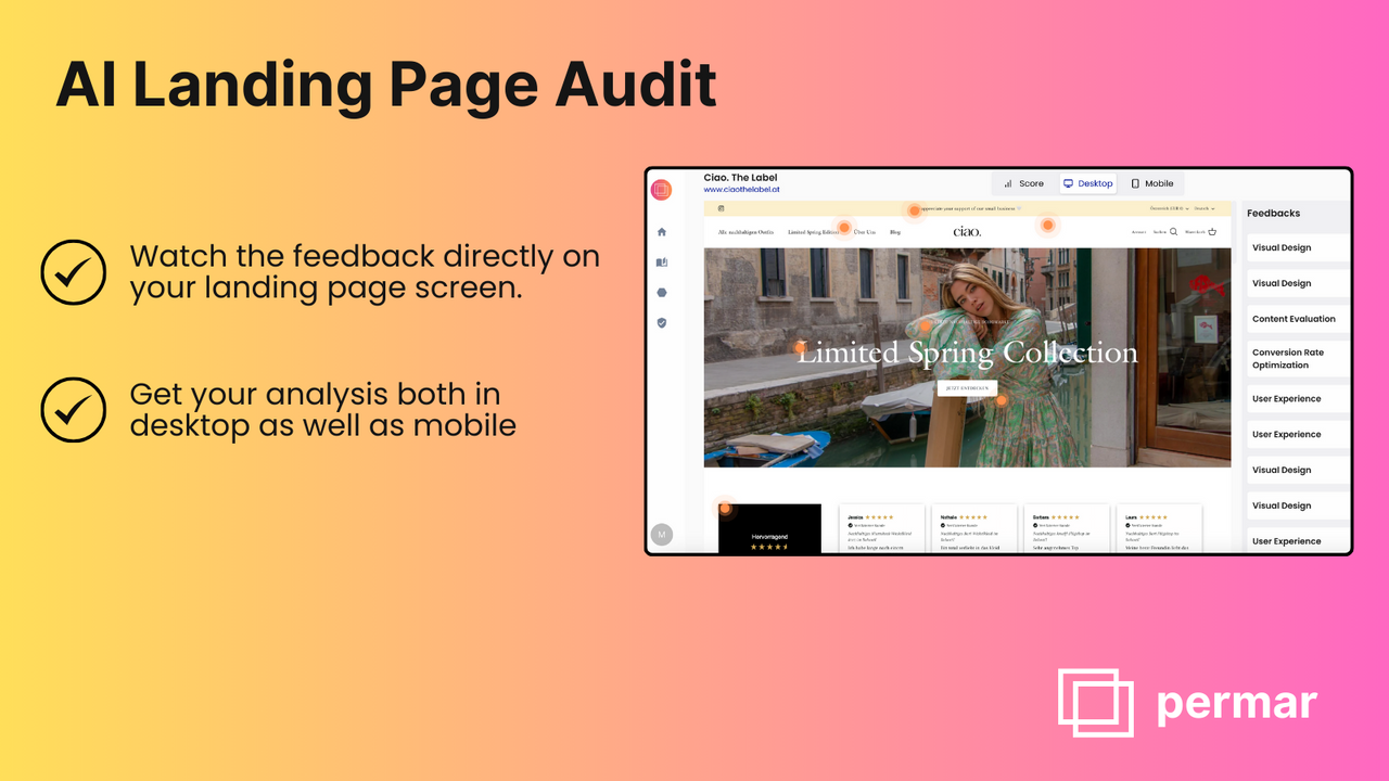 AI Landing Page Audit