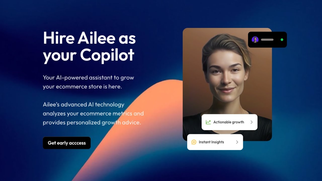 Maximize your Shopify store's growth with Ailee.ai, the AI Copilot powered by ChatGPT.
