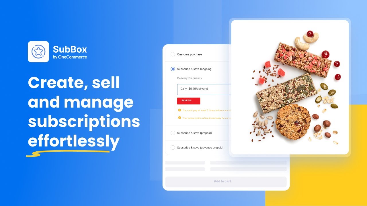 Maximize revenue & loyalty with seamless subscriptions using SubBox.