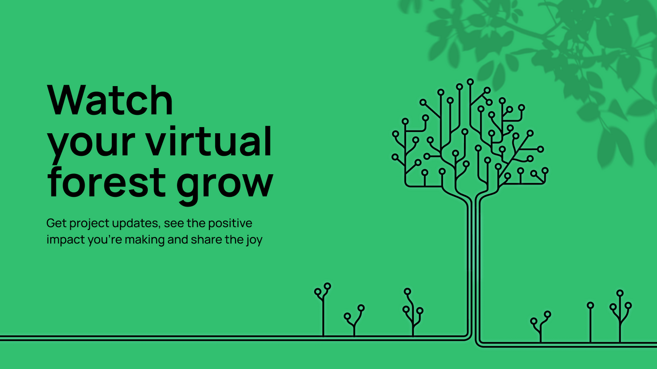 Watch your virtual forest grow