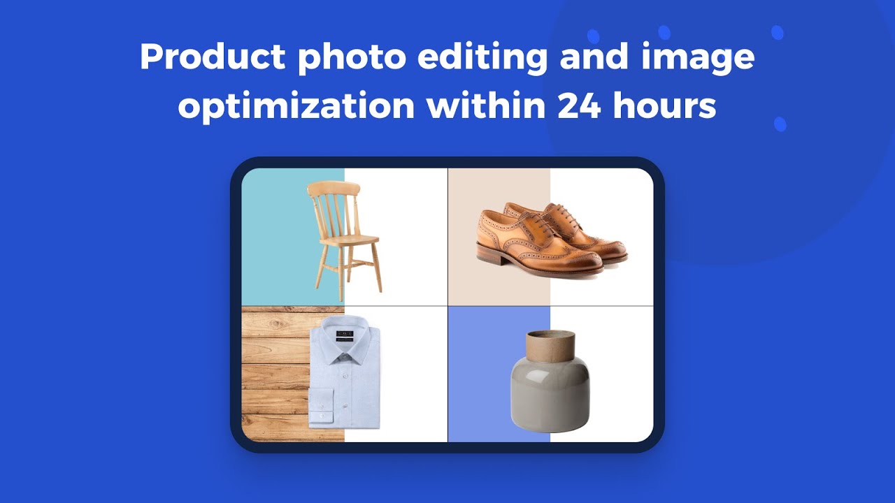 Boost sales with professional product images in hours, not days!