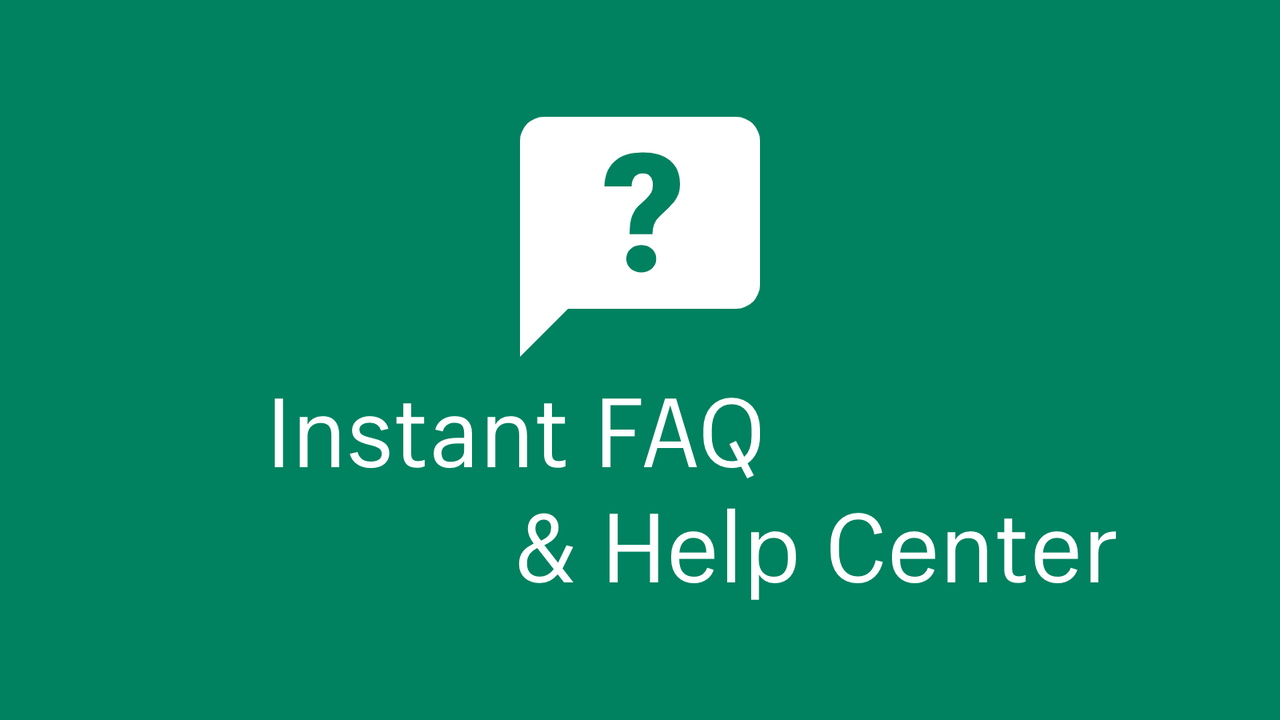 RT: Instant FAQ, Help Center