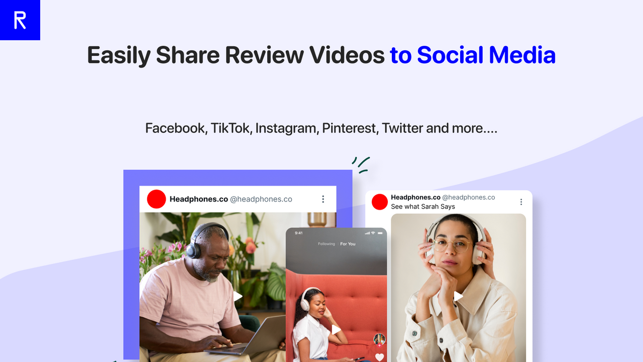 Easily Share Review Videos to Social Media