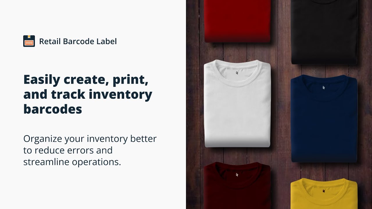 Effortlessly create, customize, and print retail barcodes to streamline operations and reduce errors.