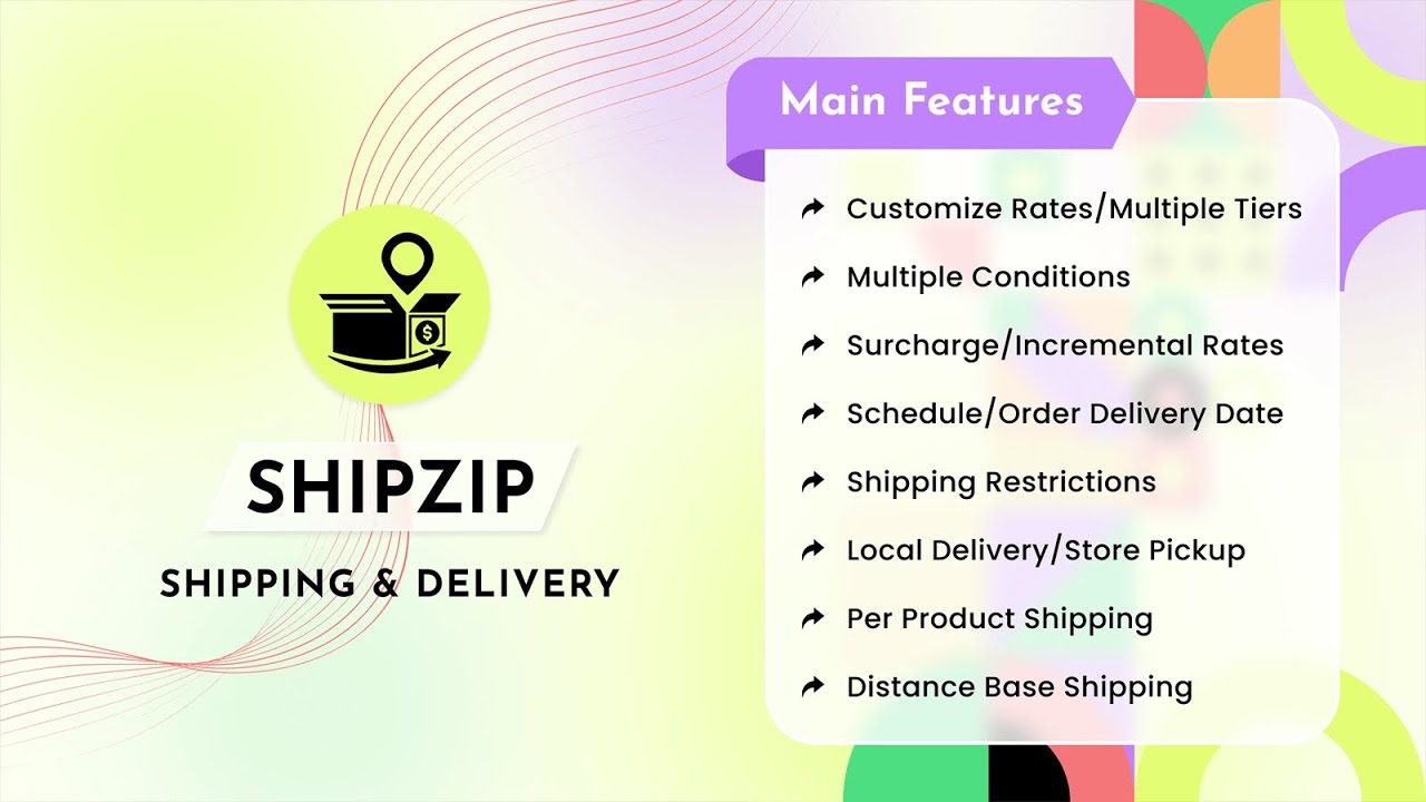 Shipping & Delivery ‑ ShipZip