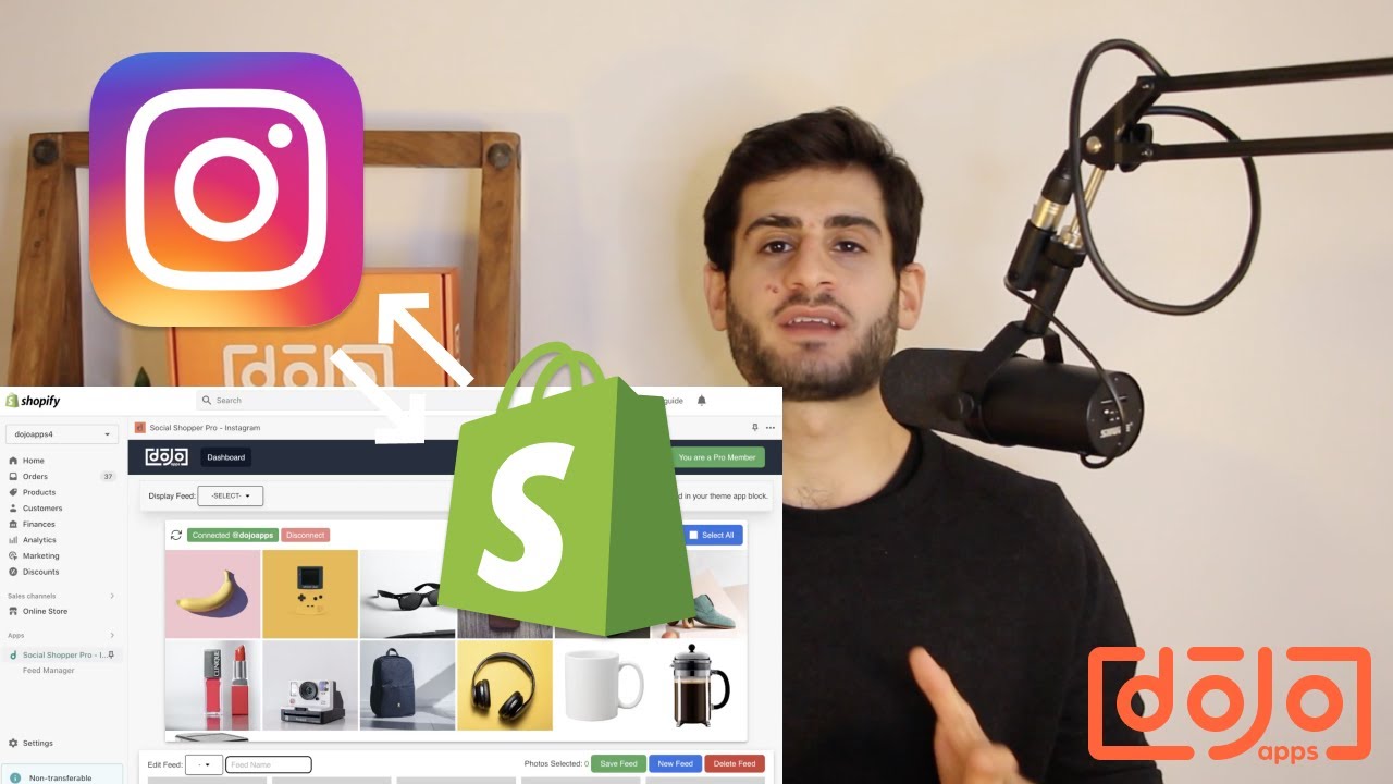 Display Instagram images and feeds directly in your Shopify store and connect products to Instagram pictures with Social Shopper Pro.