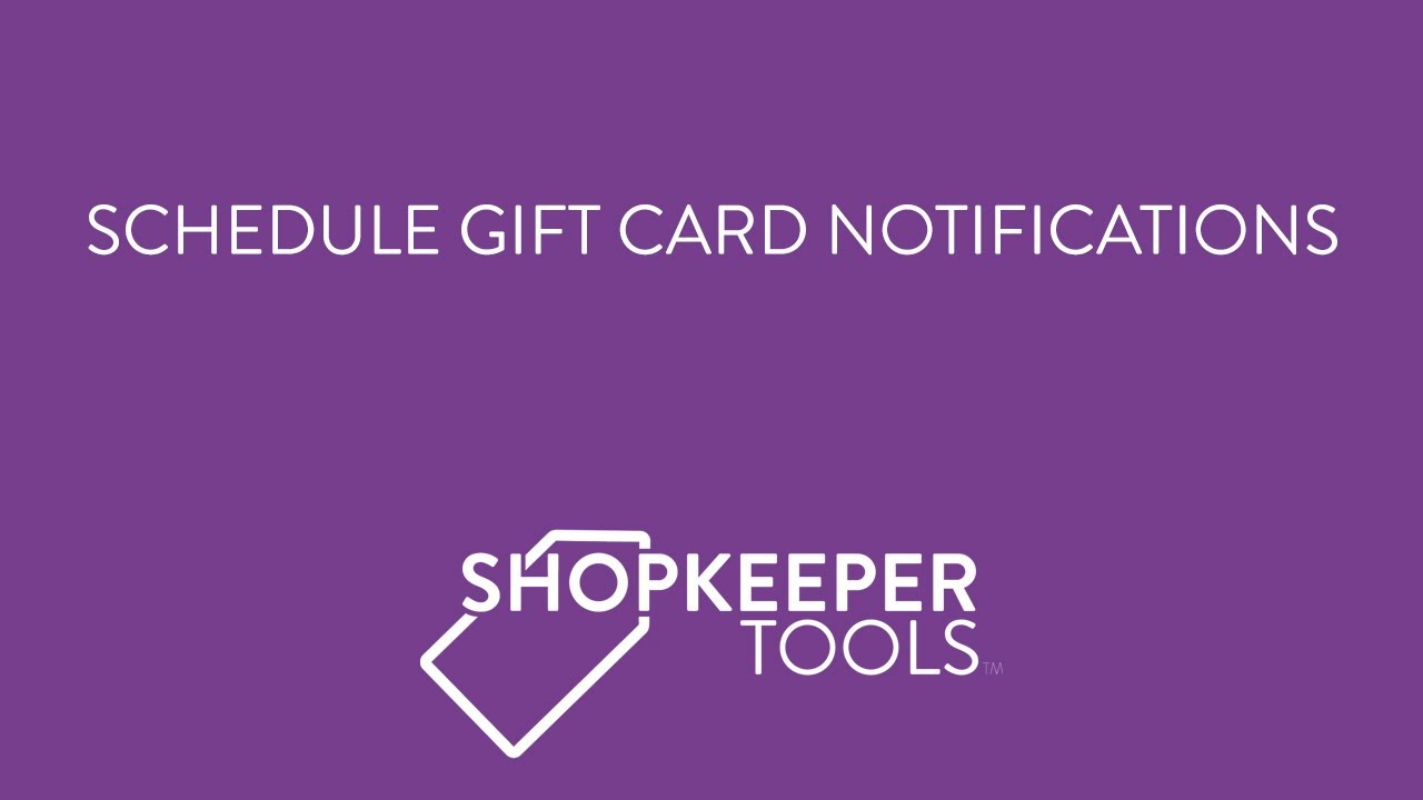 Schedule gift card notifications for Shopify stores, no forwarding required.