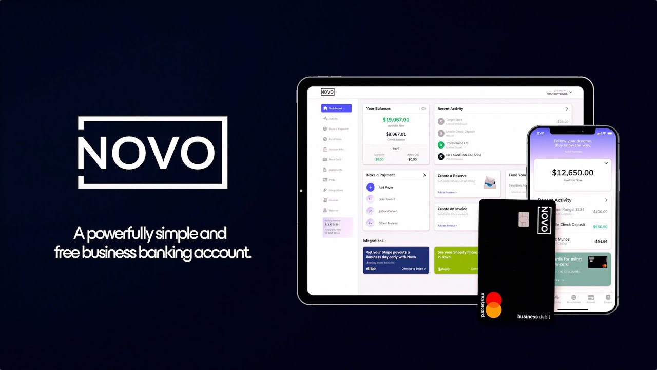 Manage your business finances on-the-go with Novo, the all-in-one app for budgeting, invoicing, and payments.