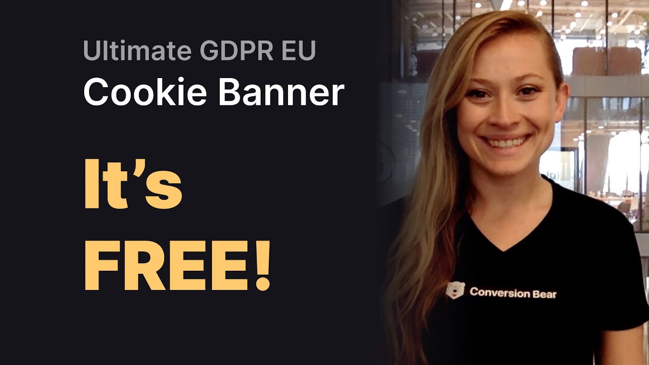 Enhance trust & compliance with a custom GDPR cookie banner for your store.