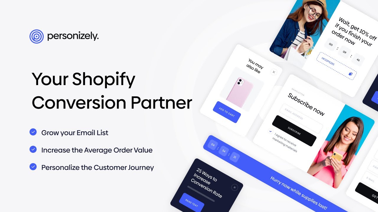 Personizely: Popups & Upsell
