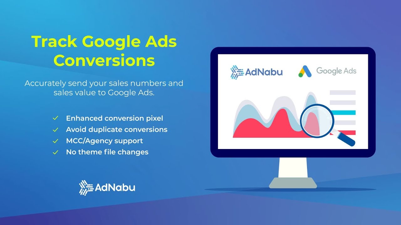 Effortlessly track Google Ads Conversions with Enhanced Pixel installation in just one click.