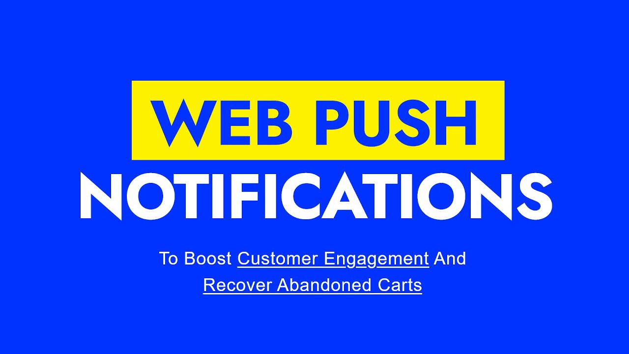Web Push Notifications + Bars