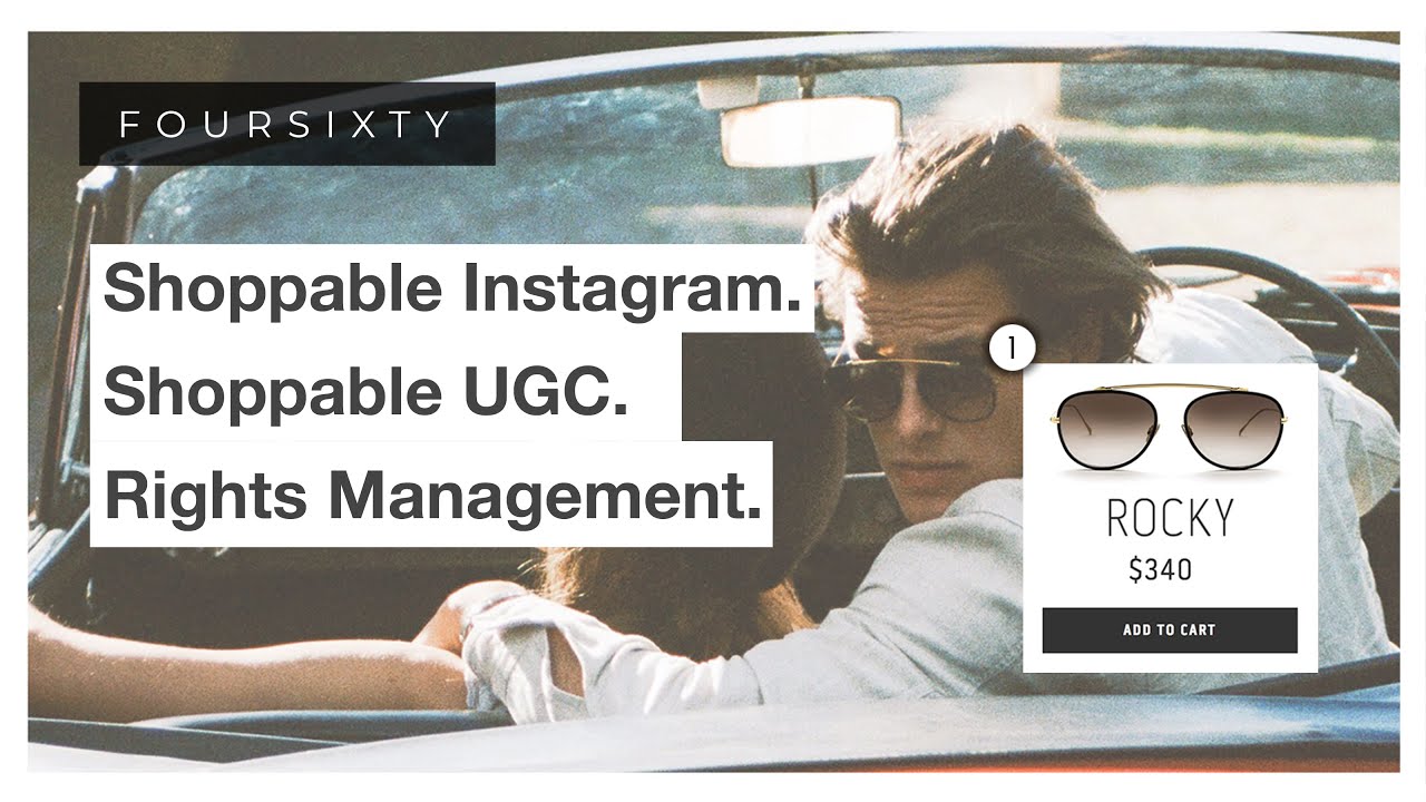 Foursixty Shoppable Social UGC