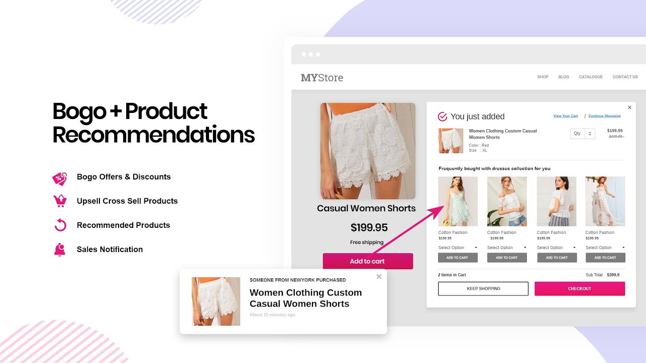 Boost sales and engage customers with personalized product recommendations for your Shopify store.