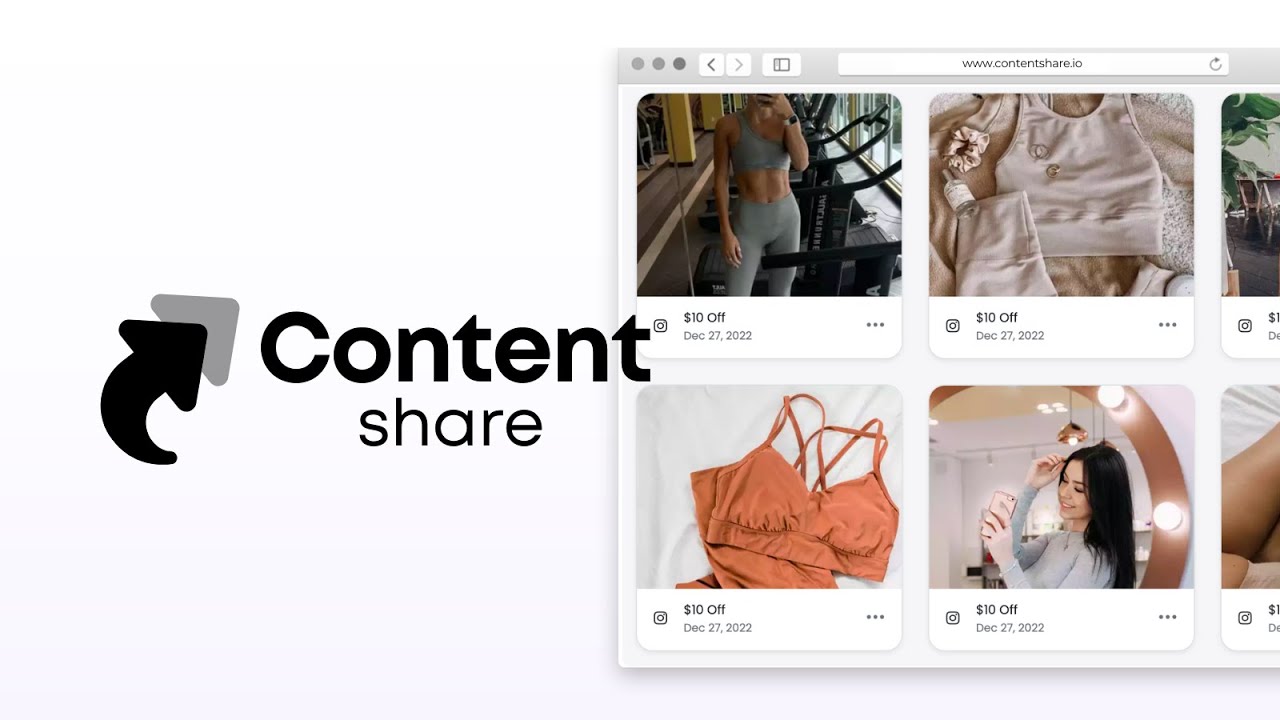 Streamline UGC collection, incentivize social sharing, and boost your social media presence with Content Share.