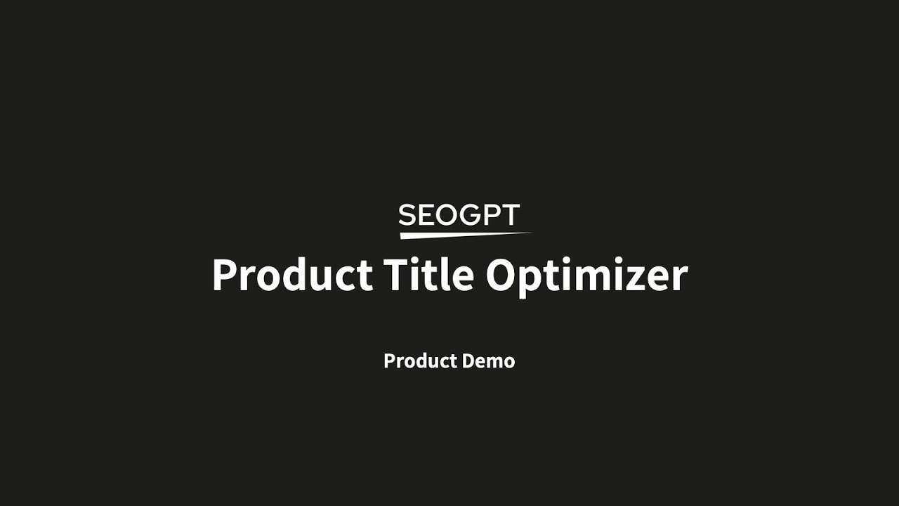 Generate SEO-friendly product titles effortlessly and improve your store's ranking in search engine results.