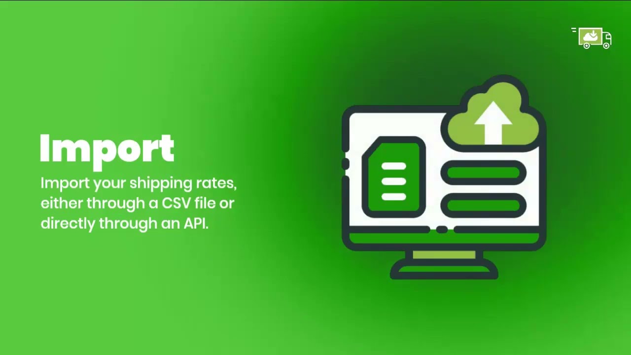 Import and manage shipping rates from multiple carriers, easily export to your store.