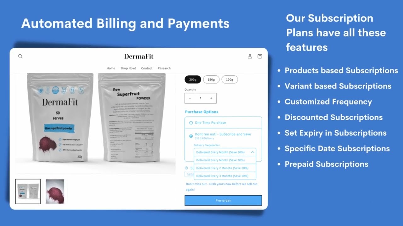 Optimize subscriptions for loyal customers and maximize revenue effortlessly.