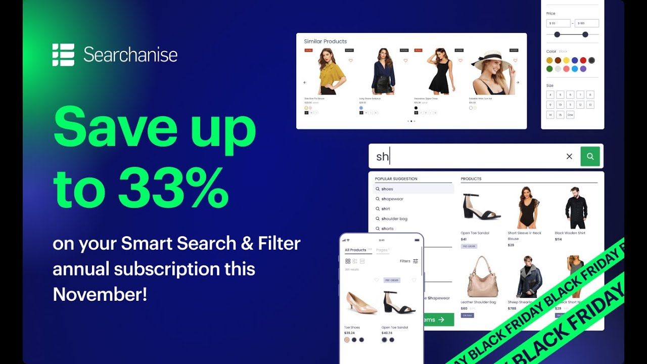 Boost sales with AI search & intuitive filters for seamless product discovery.