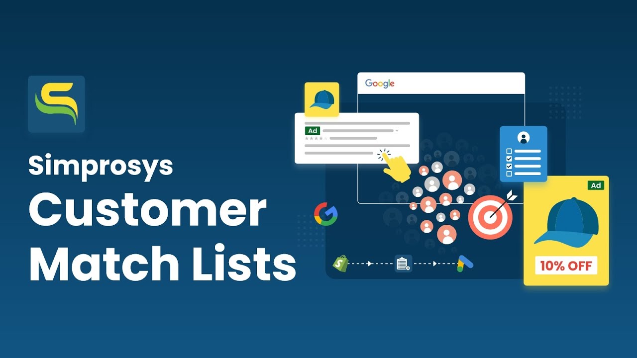 Easily target audiences with auto-optimized Google Ads using Customer Match Lists.