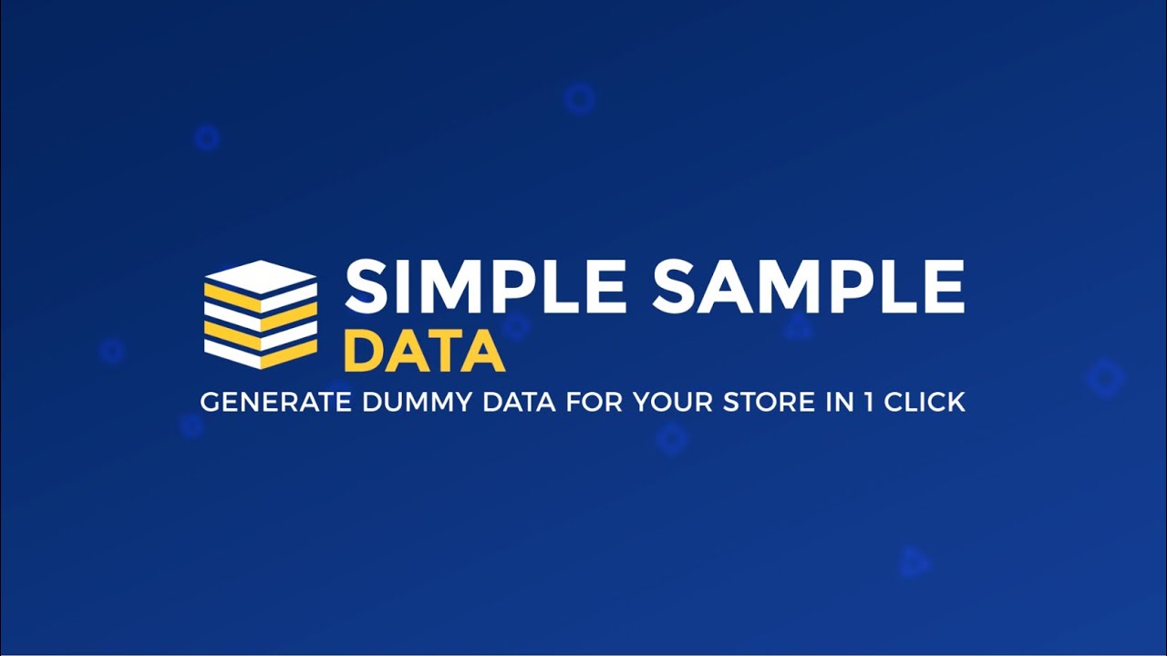 Easily generate and populate your store with test products, collections, customers, and orders.