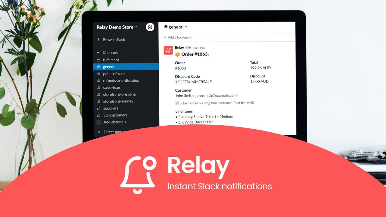 Get instant Slack notifications for your Shopify store and stay informed about orders in real-time.