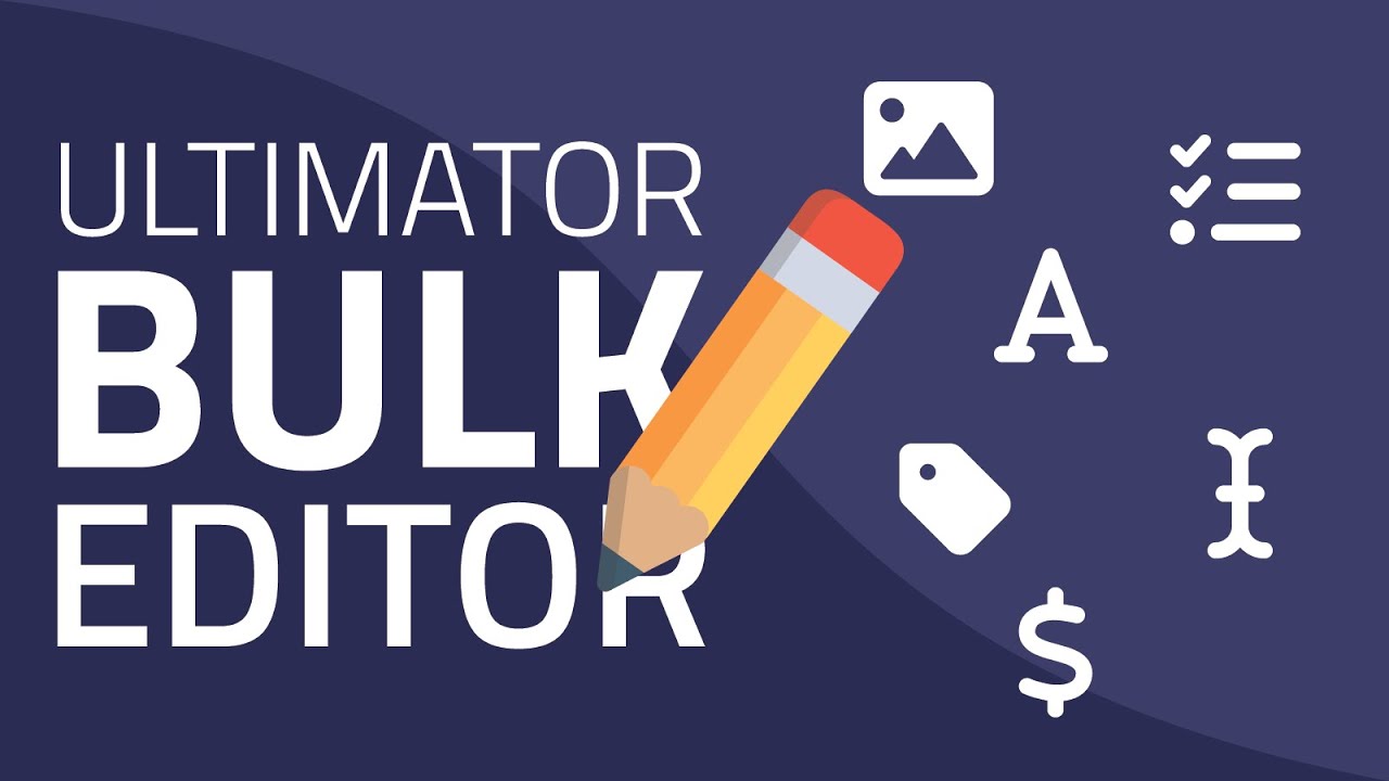 Automate editing process for products and variants with Ultimator Bulk Editor. Unlimited updates, no quotas.