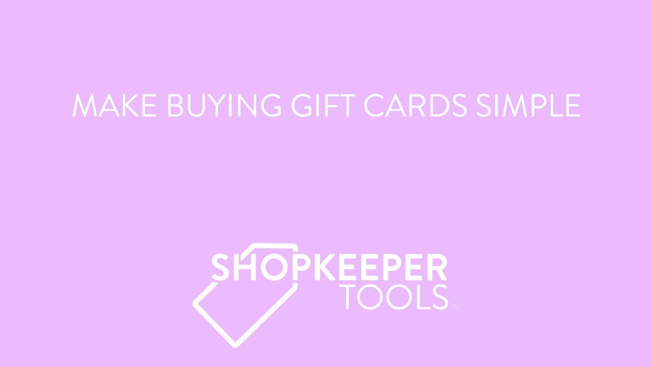 ShopKeeper Gift Cards